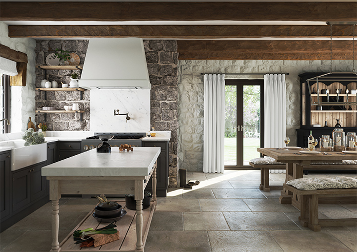 Lace Stripes, Grey - Made to Measure Curtains - Image 14